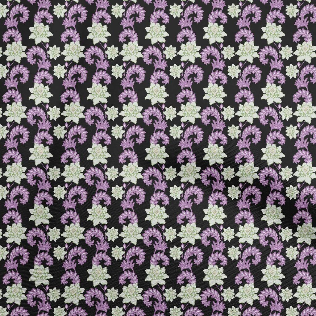 oneOone Bavlna Flex Modrá Fabric Květiny Šití Řemeslné Projekty Fabric Prints By Yard 40 Inch
