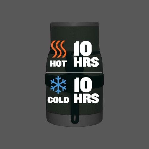 Stanley Adventure To-Go Food Jar and Spork, 24 oz | Vacuum Insulated Thermos Food Container | Wide Mouth Screw-On Lid | Stainless Steel | BPA Free | H