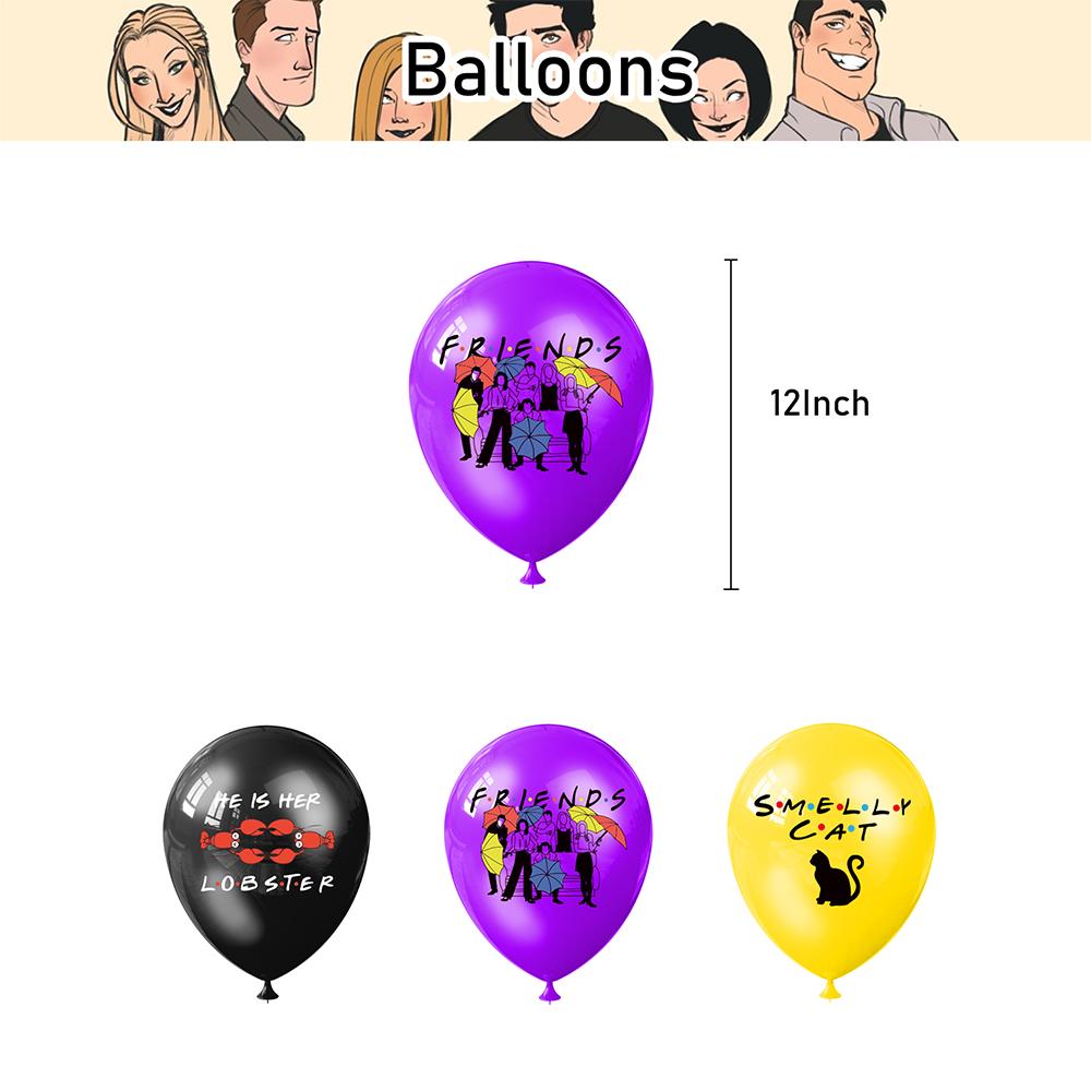 32pcs Friends TV Show Party Decoration Include Banner Balloons Cake Topper