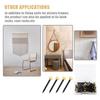 Versatile Half-round Head Nails Picture Frame Tacks for Various Surfaces 50 Pack
