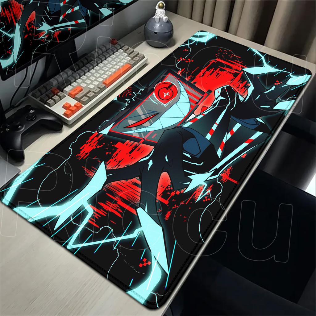 HD XXL Anime Gaming Mouse Pad Rug Hazbin Hotel 40x90cm Game Computer PC Accessories Tabletop Keyboard Pads Coaster Gamer Carpet