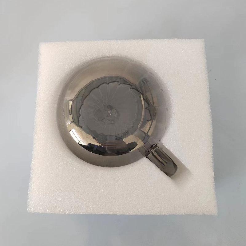 Creative Single-Layer Colored Striped Glass Cup with Handle – Fun Round Juice Coffee Mug