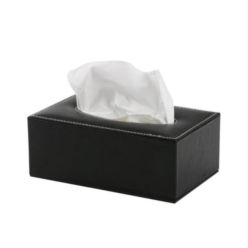Creative PU Leather Car Tissue Box