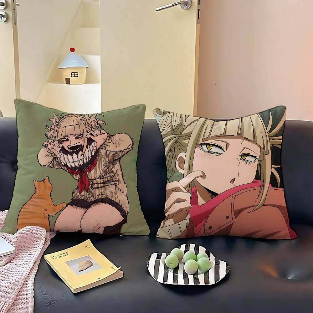 Cute Anime-Himiko TogaS Customizable Square Pillowcases, Stylish And Soft, Perfect For Beds, Cars, And Sofas.