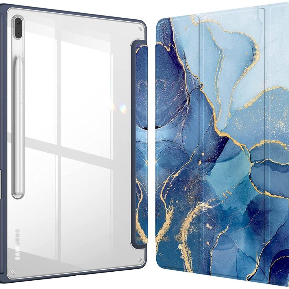 For Samsung Galaxy Tab S9FE S10FE Plus 11 tommer Deksel Akryl Anti-bøy med S Pen-spor