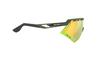 RUDYPROJECT DEFENDER Sportbrille Schwarz Matt Stoßfänger Rot Fluoreszierend Impact X2 Photochrom Rotes Glas 141mm Sonnenbrille, Rahmen, Gläser, Gläser, SP527406-0001,