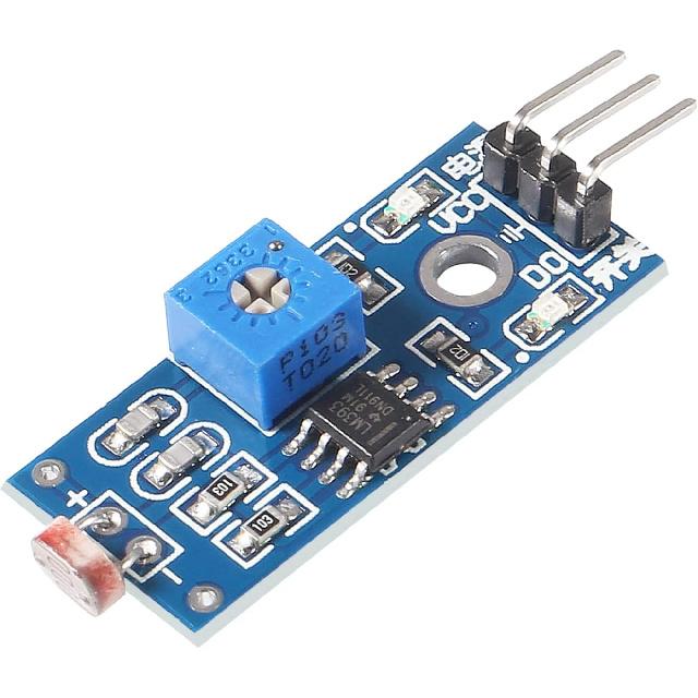UMLIFE 20PCS 5MM LDR Photosensitive Sensor Module Light Dependent Resistor Sensor Module Digital Light Detection LM393 3 Pins for Arduino