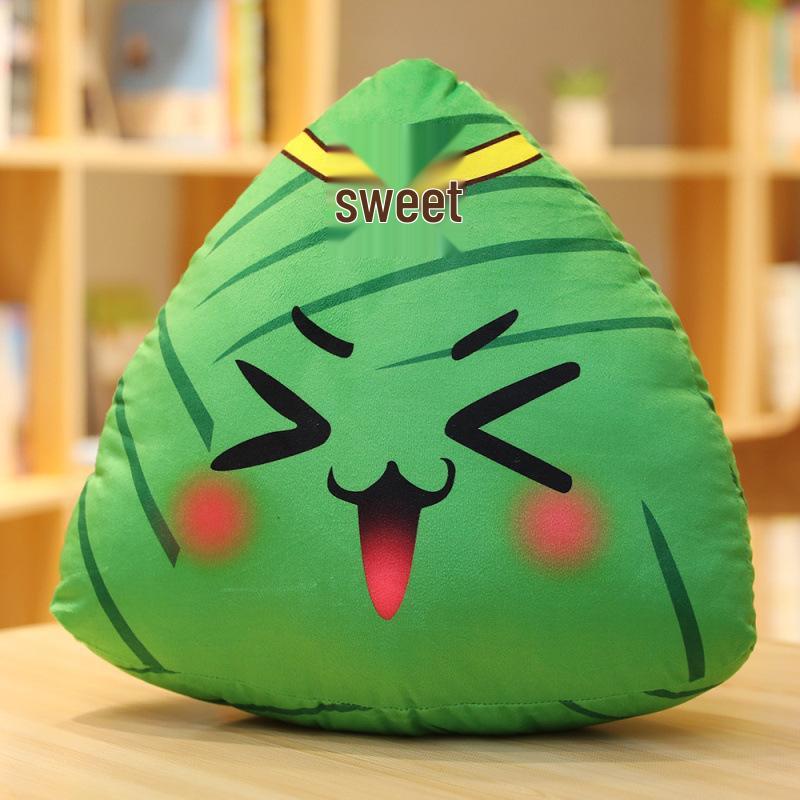 Dragon Boat Festival Zongzi Plush Pillow - Customizable Creative Gift Doll 20-25cm/0.1kg