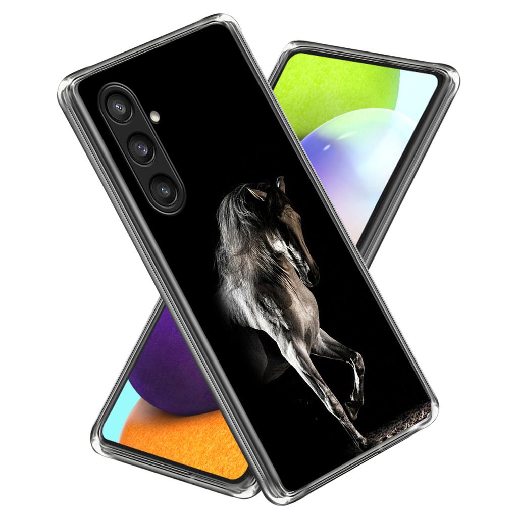 For Samsung Galaxy S24+ Shockproof Cover Soft TPU Pattern Printed Phone Case