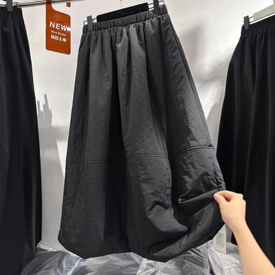 Winter High-Waisted Slimming Lantern Skirt - Women's Casual Versatile Puffy Flower Bud Design