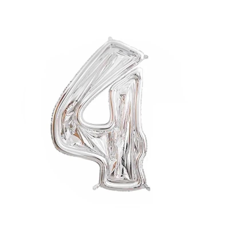 65Inch Giant Foil Number Balloon DIY Filling Frame Kids 1st Birthday Party Decoration Wedding Anniversary Supplies Mosaic Box