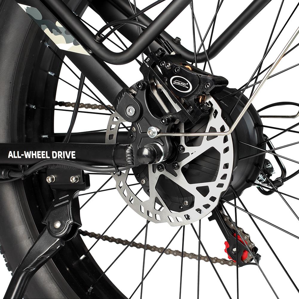 Electric Bicycle Philodo Jumbo 1500Wx2 Peak Motor 26" Fat Tire Full Suspension Electric  Bike For Adults 48V 46AH Dual Hydraulic Brake Max Load 150kg