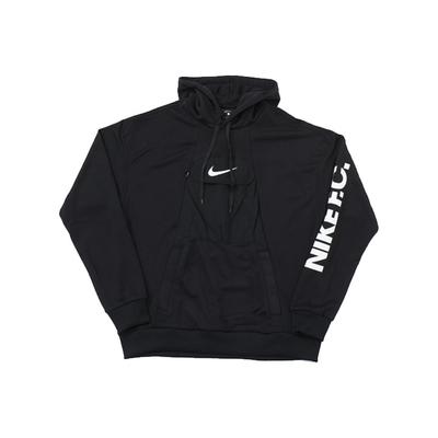 Nike Felpa con cappuccio pullover sportiva casual con logo da uomo nera CJ2492-010