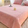 Thickened Milk Velvet Bed Cover for Autumn and Winter, Warm Cotton Bed Sheet with Velvet Mattress, Tatami Bedding