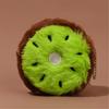 Novelty Plush Fruit Pouch Small Zippered Pocket Money Holder Kids Accessories