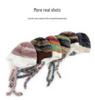 Korean Style Children's Colorful Plush Knit Hat - Soft, Warm Wool with Ear Protection