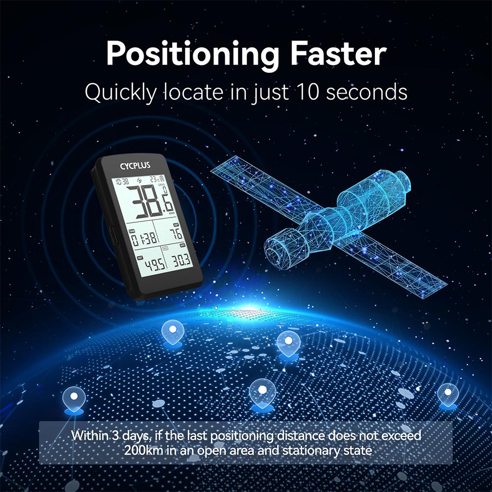 CYCPLUS GPS Bike Computer Bicycle Speedometer Cycling Odometer Wireless Stopwatch With Mount Holder Bike Accessories2