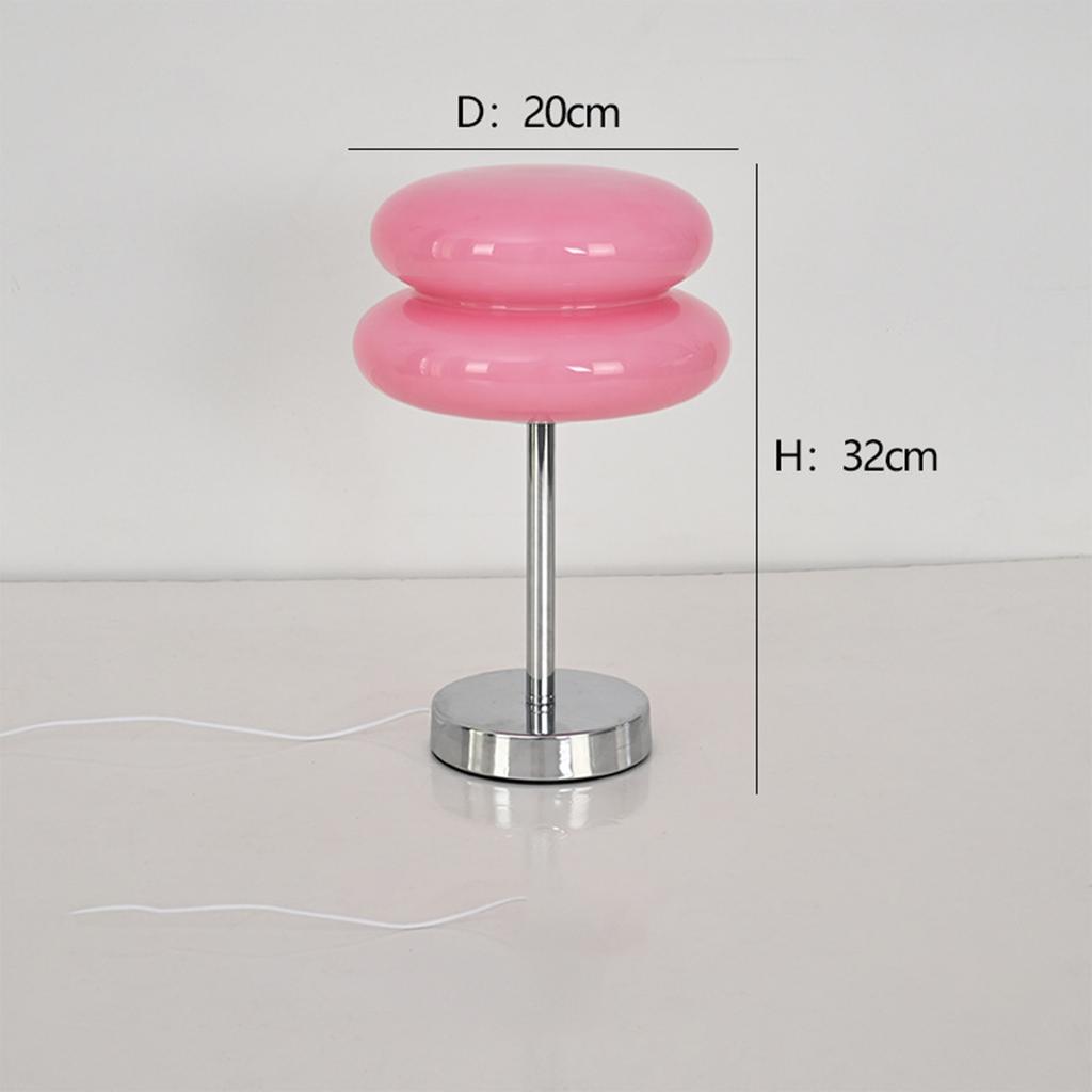 Living room decoration table lamp Bauhaus antique lamp Nordic ins glass table lamp bedroom bedside decoration atmosphere table lamp