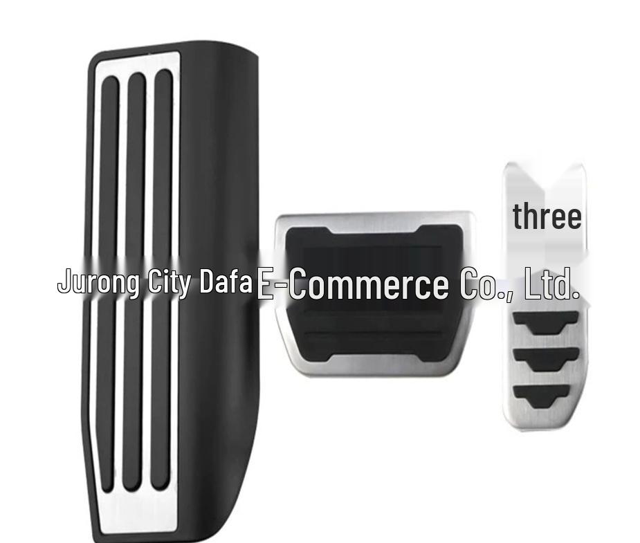 Stainless Steel Accelerator Pedal Rest for Range Rover Evoque 13-17, Sport 14-17, and Discovery 5.