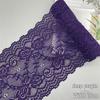 15cm Colorful Soft Elastic Lace Trim for Lingerie and Skirt Hem