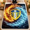 Manta de Flanela Leeds United Futebol Quente Macia Manta de Lançar para Uso Interno Sofá Cama Sala de Estar