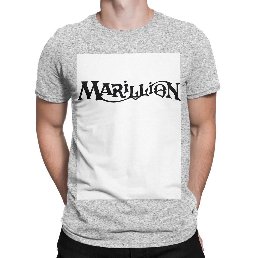 Camiseta Gráfica Divertida de Algodón 100% Marillion Camisetas Marillion Tops Para Unisex