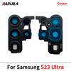 NEW Back Camera Glass Lens Cover with Frame Holder Replacement Part For Samsung S23 / S23 Plus / S23 Ultra