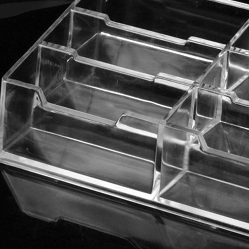 Acryl Display Schreibtisch Visitenkartenhalter Klar Container Organizer Name Karten Stehen für Büro