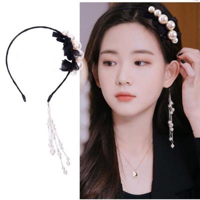 Frau Grace Ohrringe Quasten Haarreif Mode Diamant Perle Haarbänder Stirnband Schmuck Mädchen Für Party Hochzeit Haaraccessoires