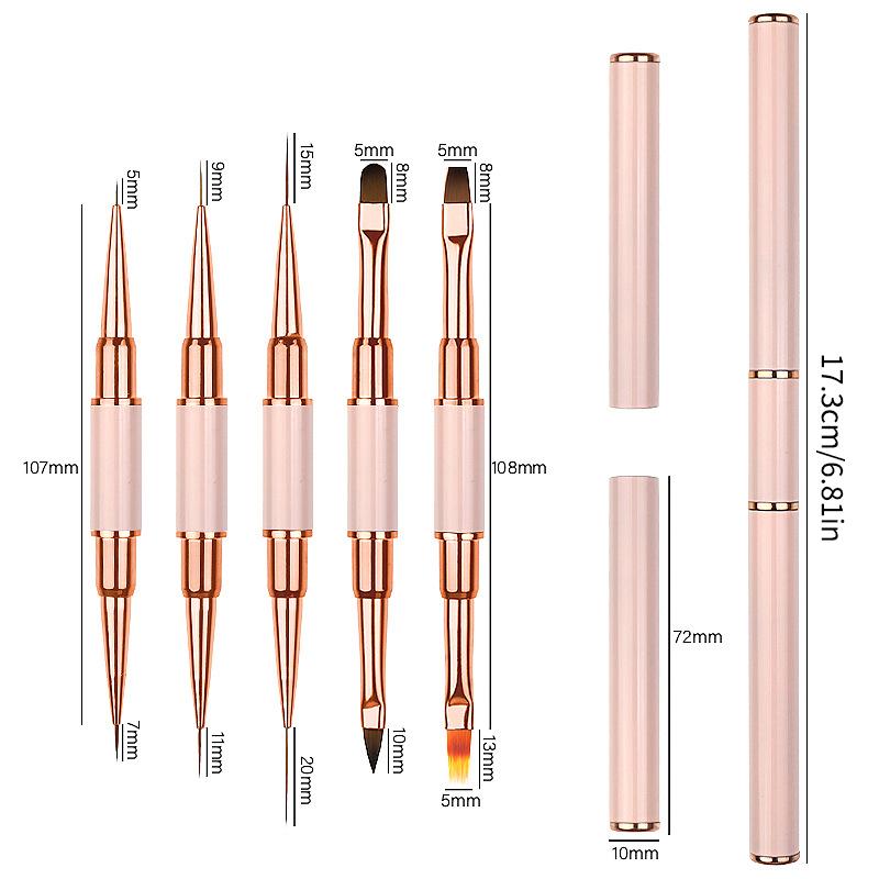Nail Art Brush Professional Thin Liner For Manicure Decoration Brushes Set Nails French Paint Uv Gel Acrylic Decorating Tools