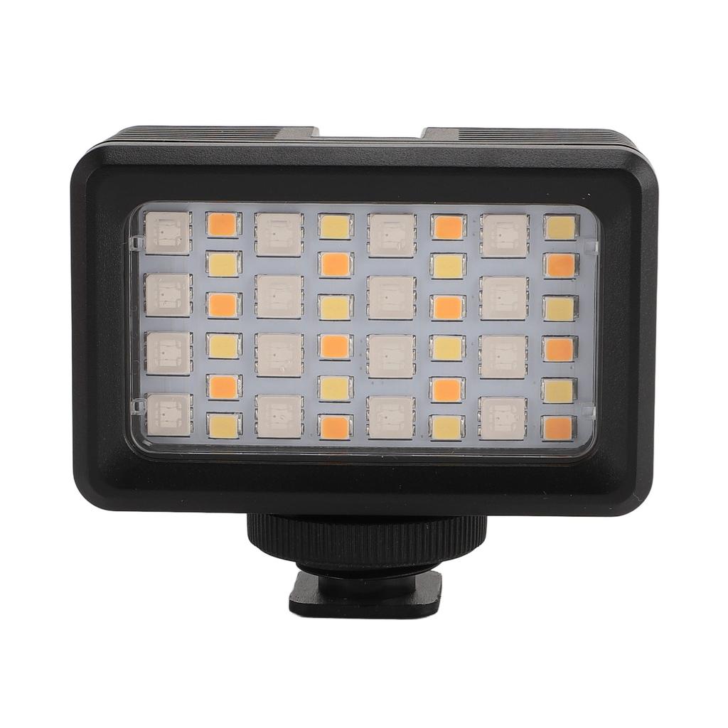LED Camera Light 40m Waterproof 2700K to 5600K Portable Underwater RGB Video Light for Live