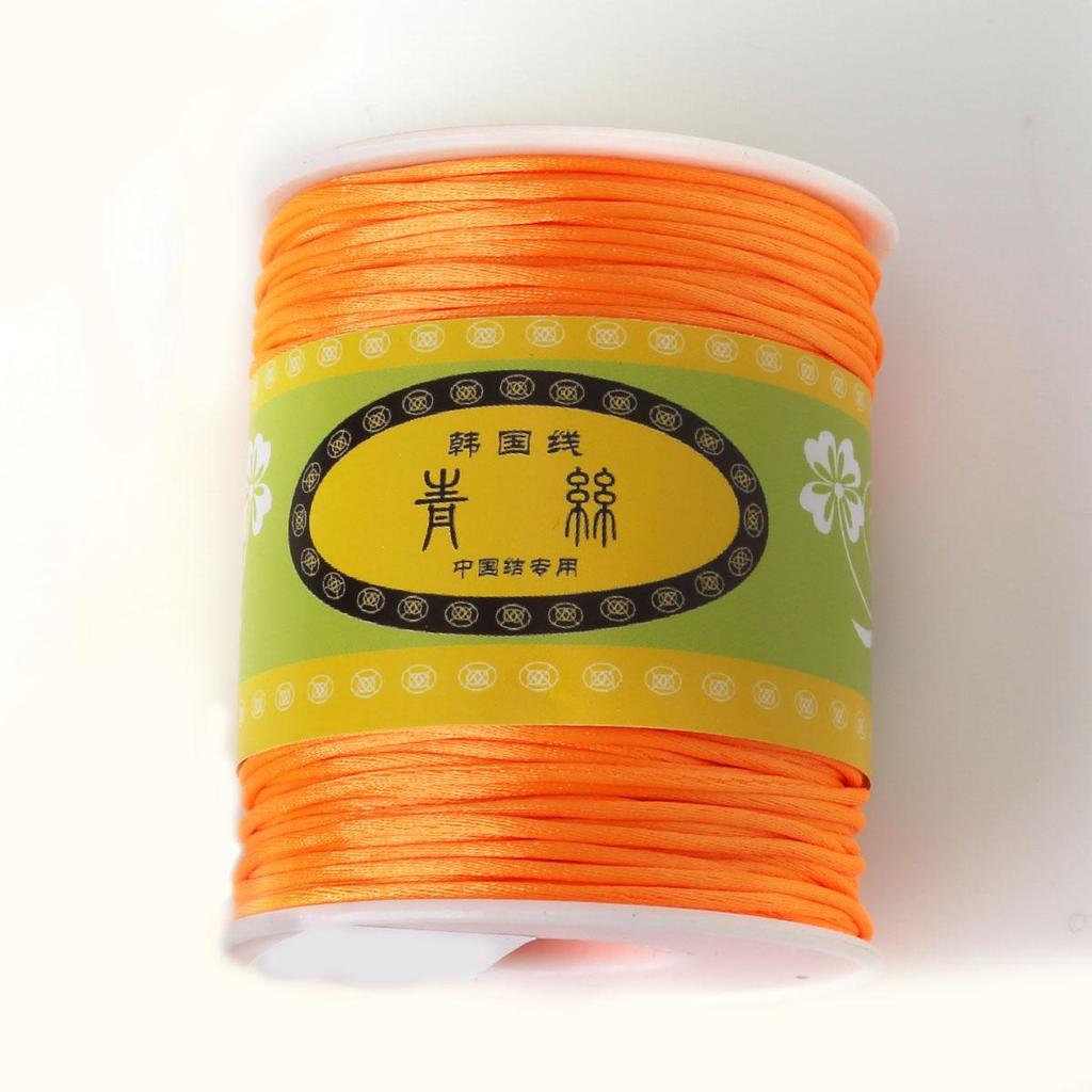 70Meter Korean Silk Cord Thread Knot China Bow Beading Bracelet Braided DIY Jewelry