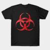 Unisex Fashion TShirt Red Biohazard Symbol Print TShirt Plus Size S-5XL T-Shirt 100%Cotton Tops O Neck Short Sleeve Tees