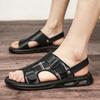 Fashion Summer men's sandals Comfortable flat bottomed classic style Outdoor beach walking street Breathable men's shoes Hot fashion