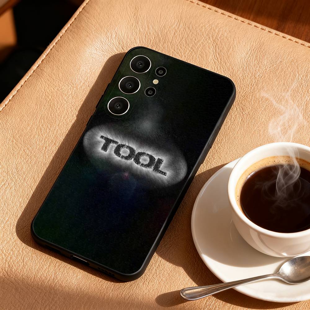 

T-Tool Schism Band Phone Case For Samsung S25,24,23,22,30,21,10,9,Ultra,Plus,Lite,FE Black Soft Case Samsung S25Plus