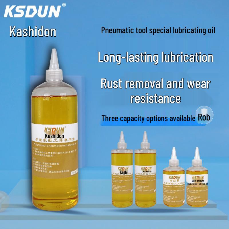 Pneumatic Tool Lubricating Oil for Air Wrenches - Rust Removal & Maintenance, 500ml/1L