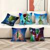 Merry Christmas-S-Green-S-G-grinchs Personalized Picture Text Home Decorative Pillows Household Gifts 45x45cm