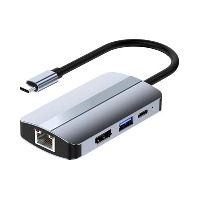 HUB USB C Typ C do -Kompatybilny Adapter USB 3.0 6 w 1 Stacja Dokująca Typu C dla   Air Rozdzielacz USB C