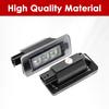 2PCS Error Free Black LED Car License Plate Light Bulbs Accessories for Citroen C3 C4 C5 DS4 Peugeot 208 2008 308 508 3008 5008