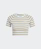 ADIDAS Rip Stripe Tee - Sky Blue / Jc6167