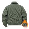 Men's Flight Jacket: Winter Thickened Velvet, Detachable Lapel, Outdoor Casual Style for Autumn & Winter