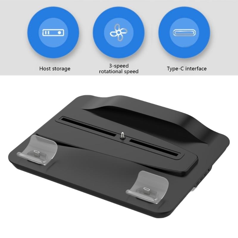 Multifunctional Cooling Dock with USB Charging for Controllers UHD/Digital Edition Only