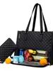 New Arrival: Insulated Lunch Bag - Large Capacity, Two-in-One Tote for Office Workers