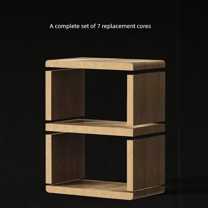 

Когтеточка Трехслойный домик для кошки Устойчивый к царапинам Износостойкий Кошачья лапа Без перхоти Когтеточка для кошки Игрушка для кошки Кошачье гнездо Товары для питомцев Three-layer replacement core