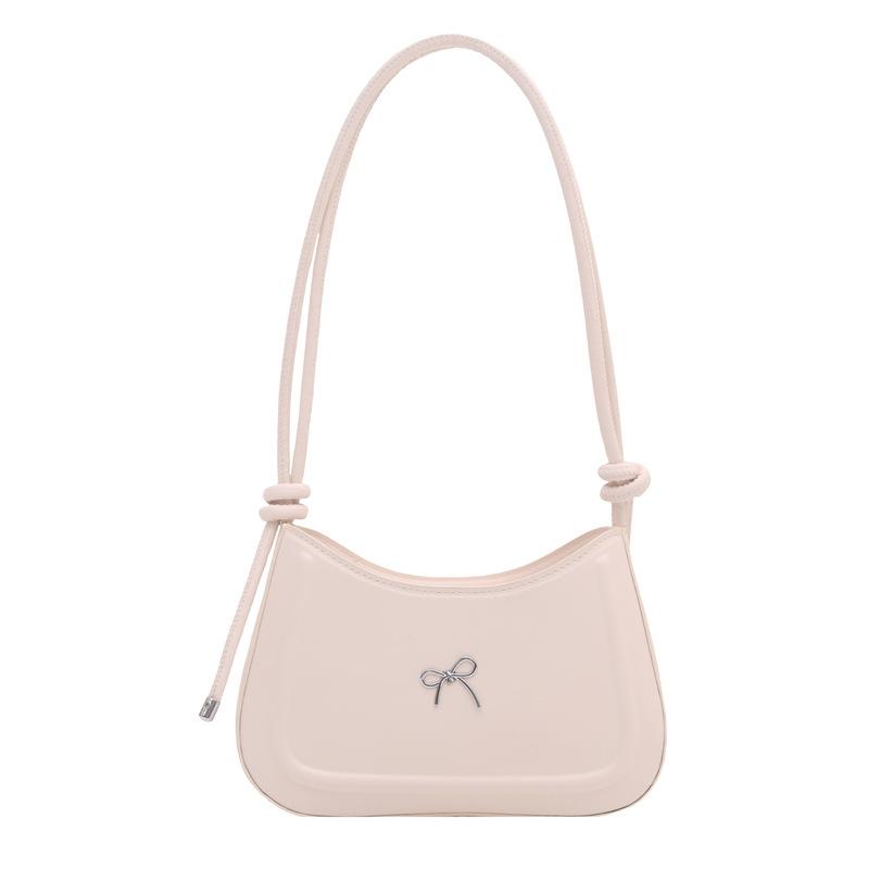 Simple pressure shell autumn temperament bow decorative design texture large capacity casual axillary shoulder women's bag