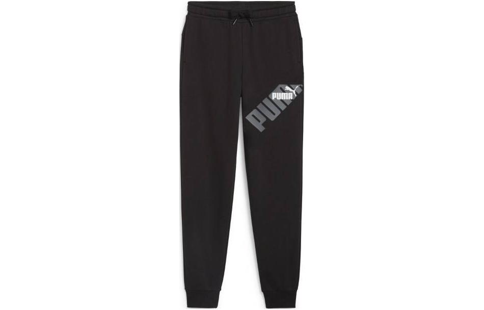 Kids PUMA Knitted Sweatpants POWER Black 679257-01 128