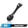 Camping Fork Spoon Multi Function Spoon 5 In 1 Integrated Fork Spoon Outdoor Fork Spoon Picnic Cutting Knife Bottle Can Opener