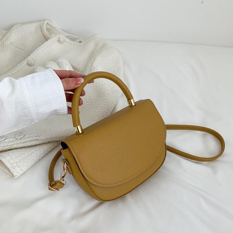 Trendy Street Style Saddle Bag For Women Fashionable 2023 Summer Pu Handbag