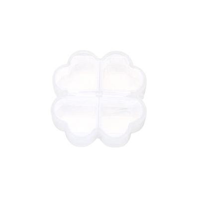 Durable Plastic Pill Storage Box Four-Leaf Clover 4 Grids Daily Pill Organizer Drug Separation Drug Container