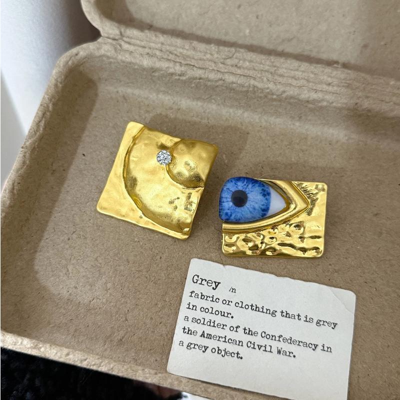 

Преувеличенное Металлическое Асимметричное Серьга Глаза Винтажная Мода Барокко Стиль Большие Глаза Свисающие Серьги Украшения Аксессуары Подарки A1